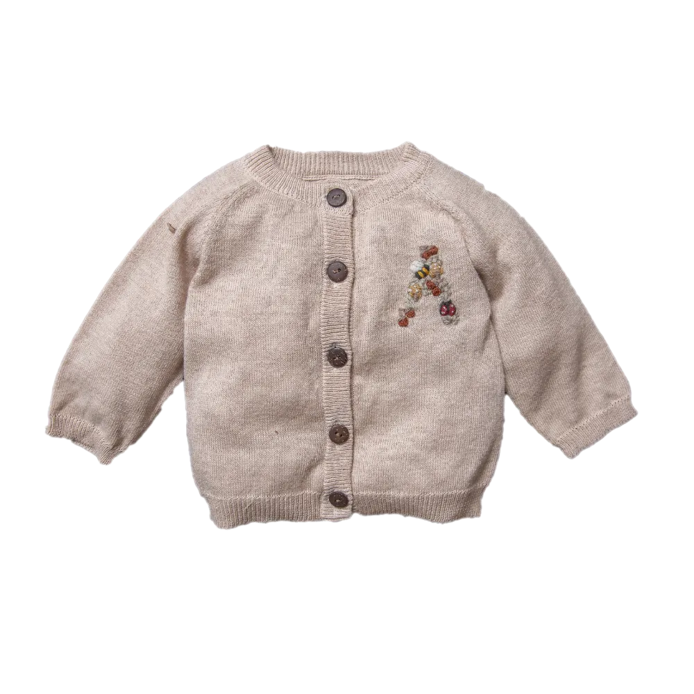 Personalized cardigan - Sandstone