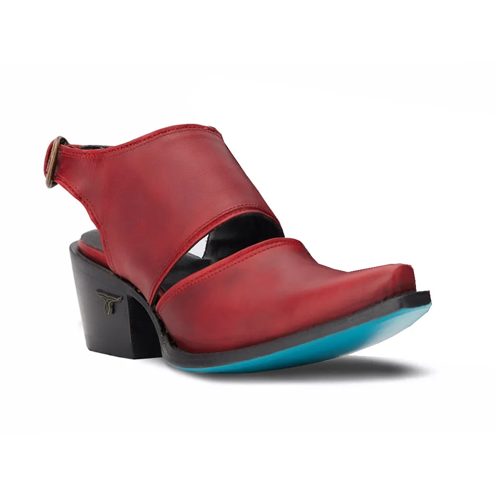 Plain Robin Cut-Outs Snip Toe Mule Booties