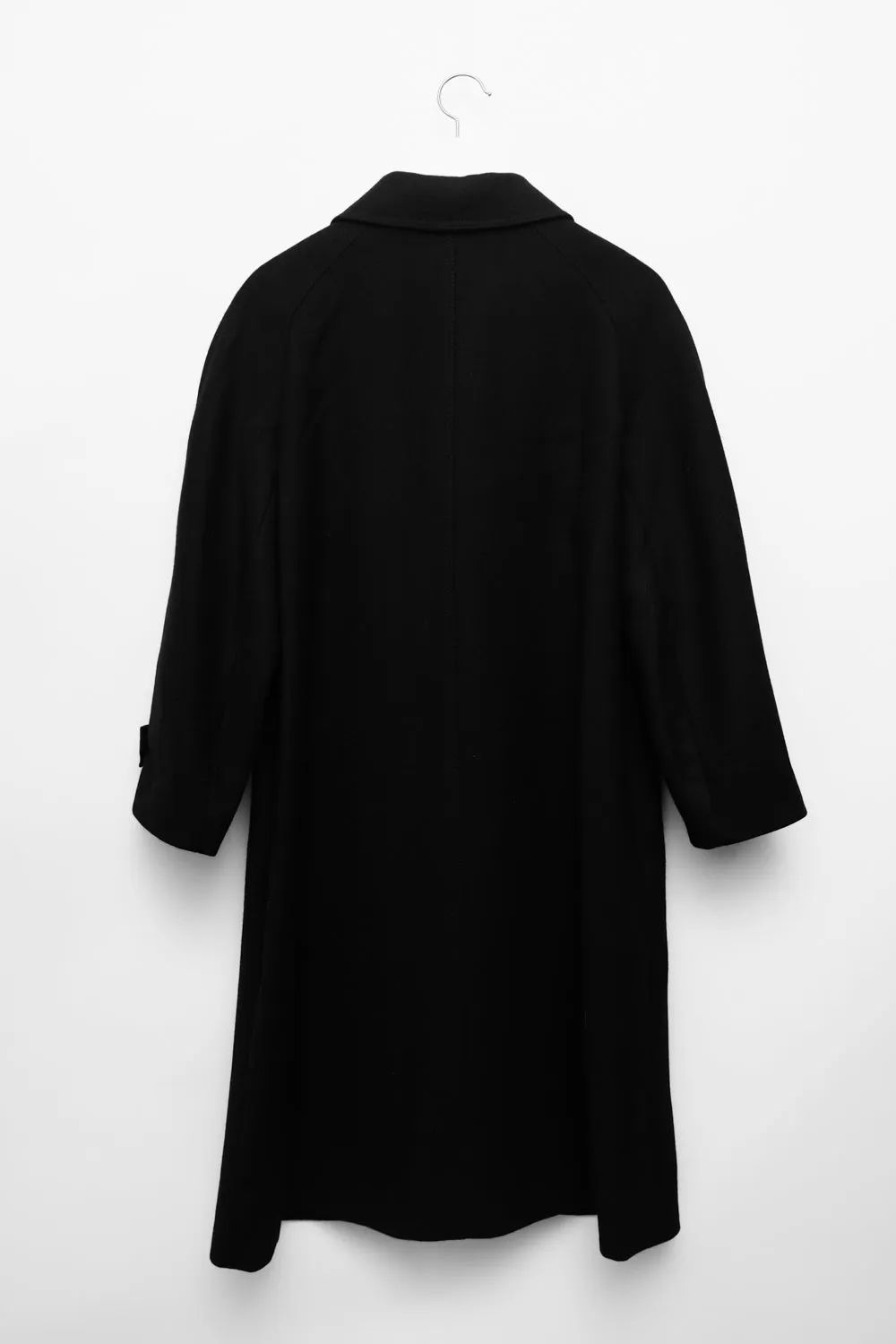 PURE WOOL BLACK CLASSY COAT
