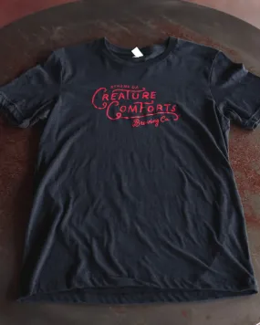 Red-on-Black Logo Triblend Tee