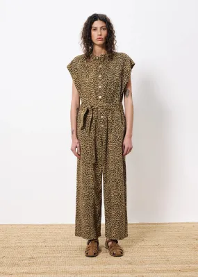 Scheila Jumpsuit - Leopard Print