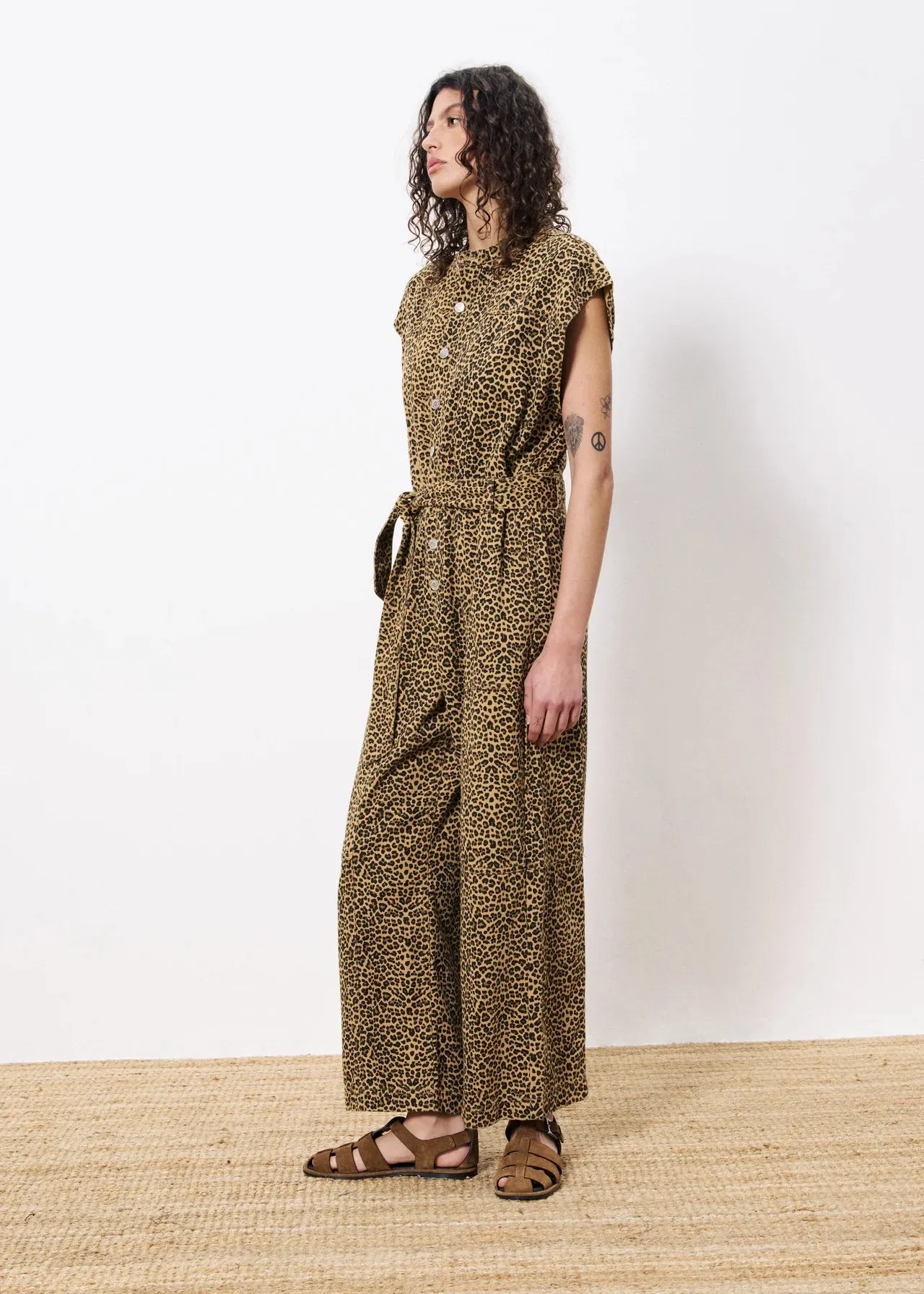 Scheila Jumpsuit - Leopard Print