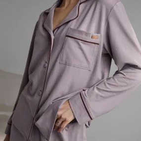 Slumberknit™ Essential Button Down Pant Set