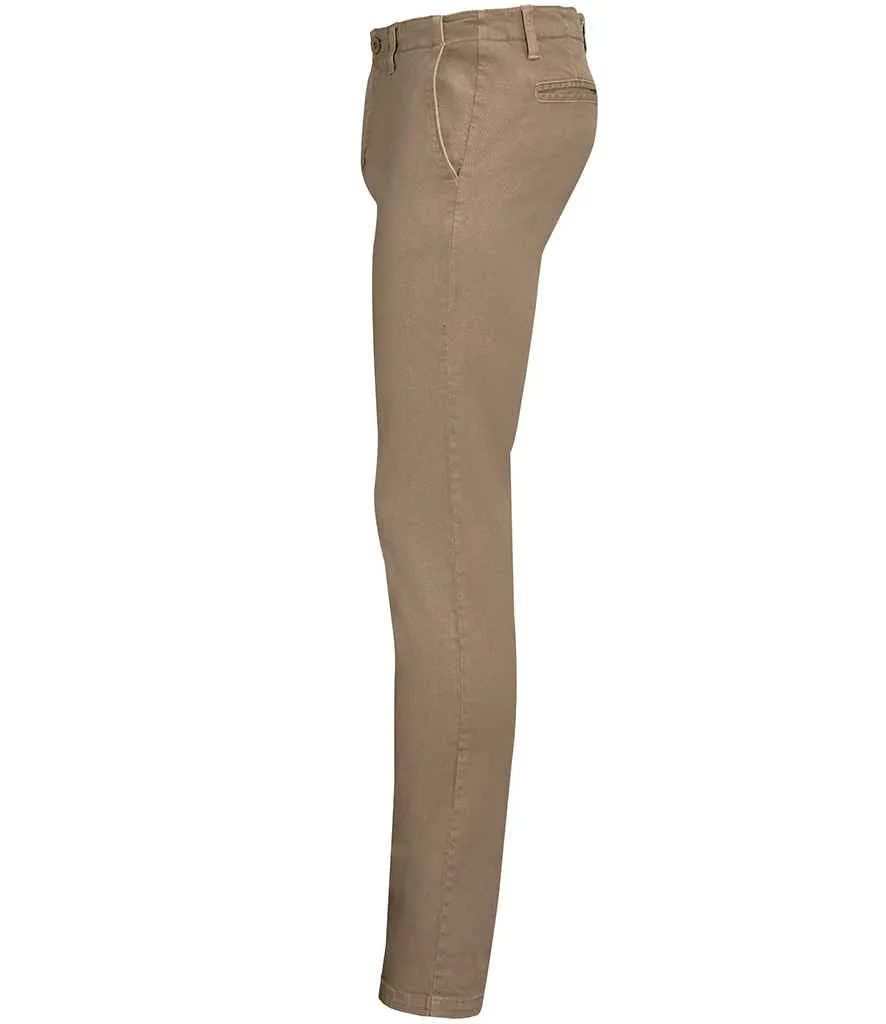 SOL'S Jules Chino Trousers | Chestnut