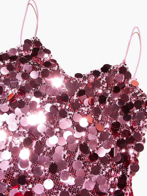 Sparkling Sequin Cami Dress for Trendy Party Vibes
