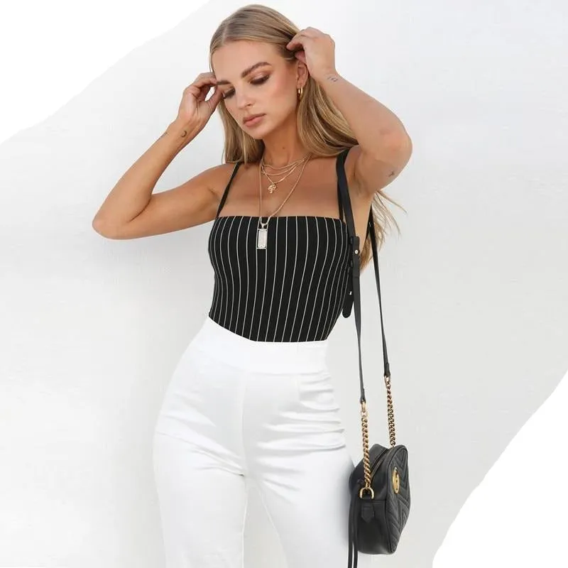 Striped Bodysuit