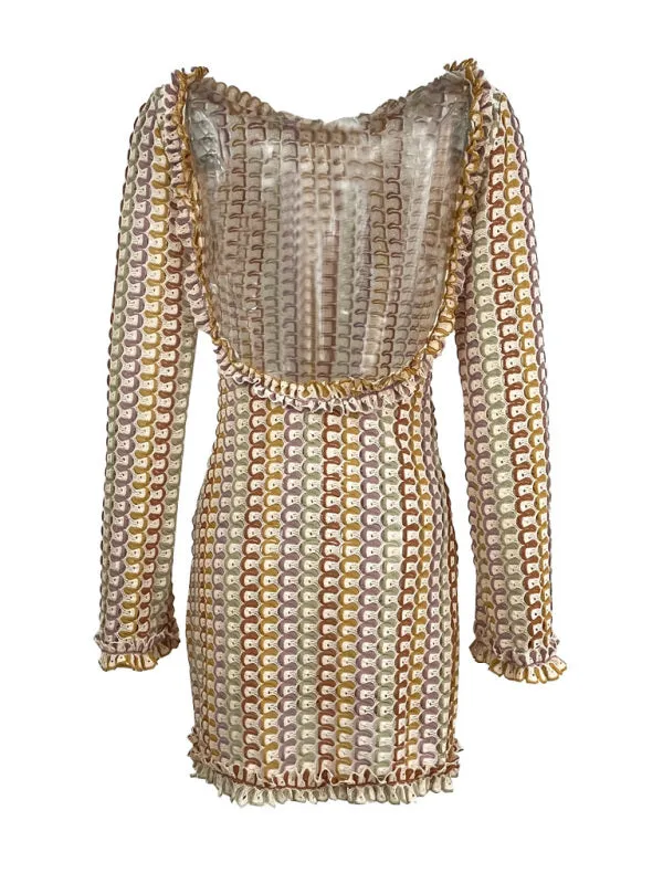 Summer Backless Mini Dress - Trendy Beach Cover-Up
