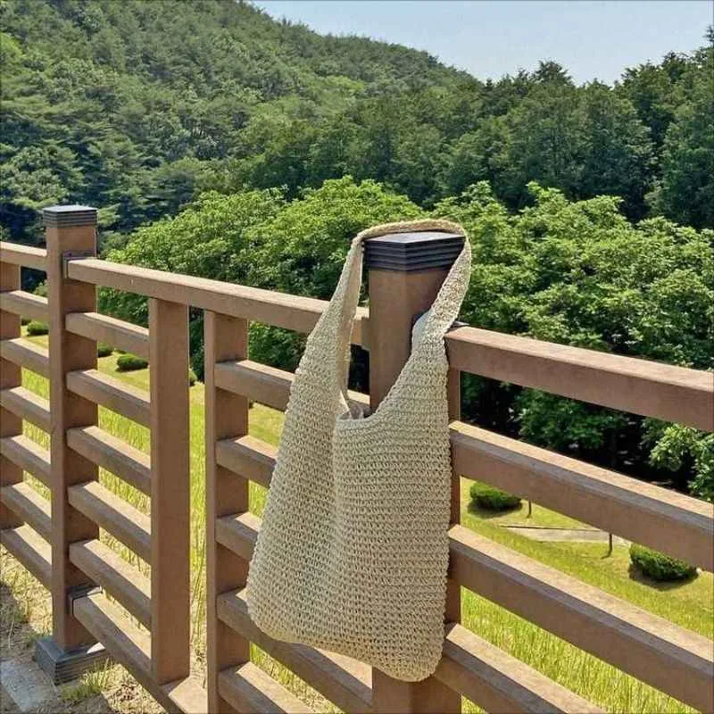 Tajade Hand Woven Beach Straw Bag