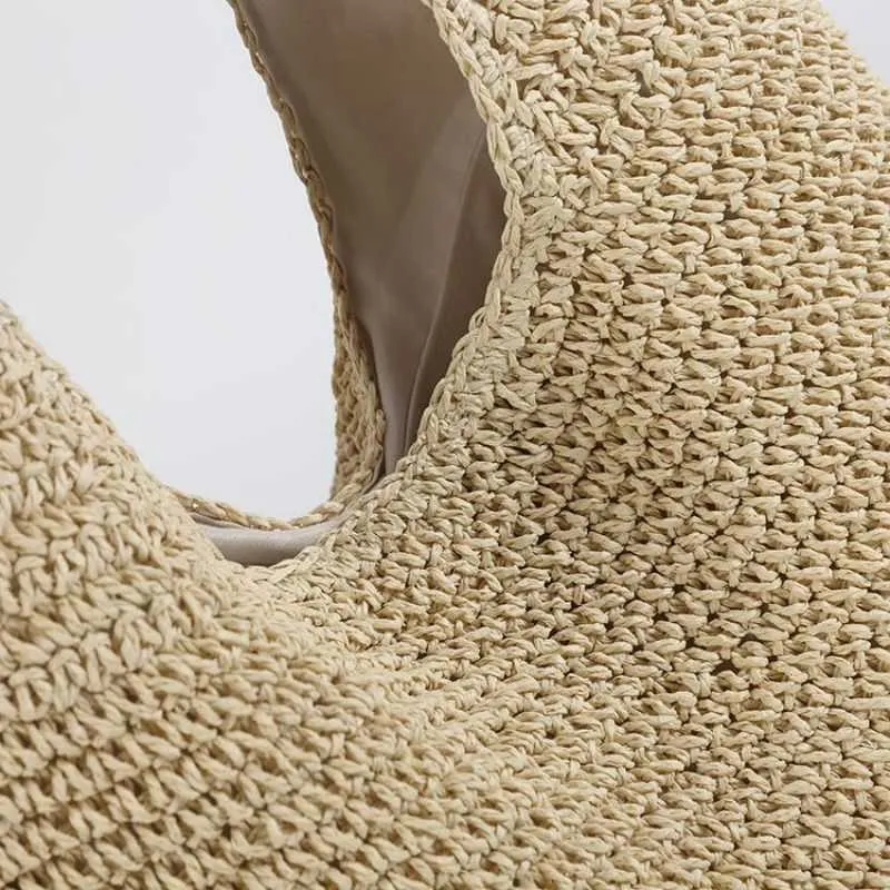 Tajade Hand Woven Beach Straw Bag
