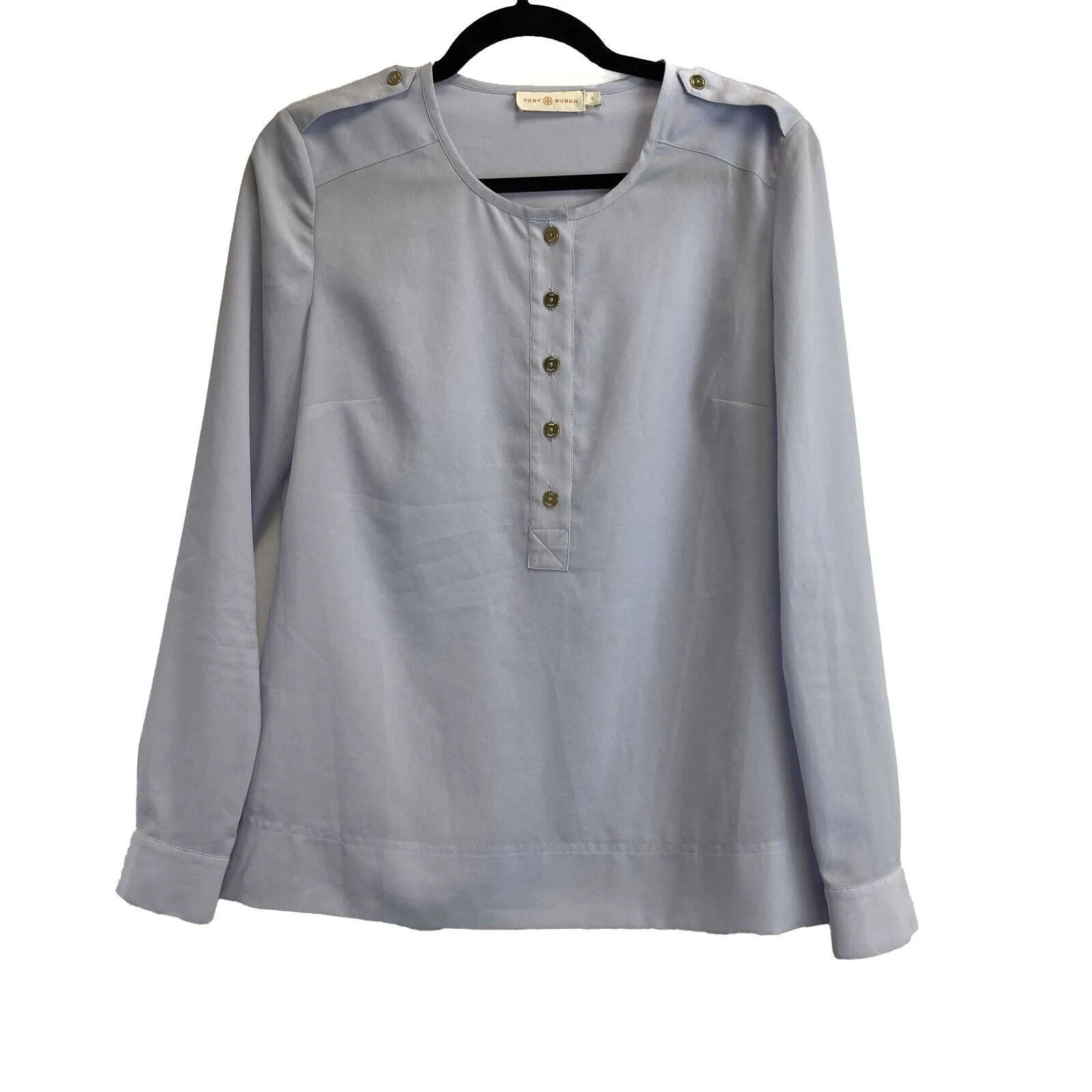 Tory Burch - Excellent - Button Down Top - Light Purple - SIze S