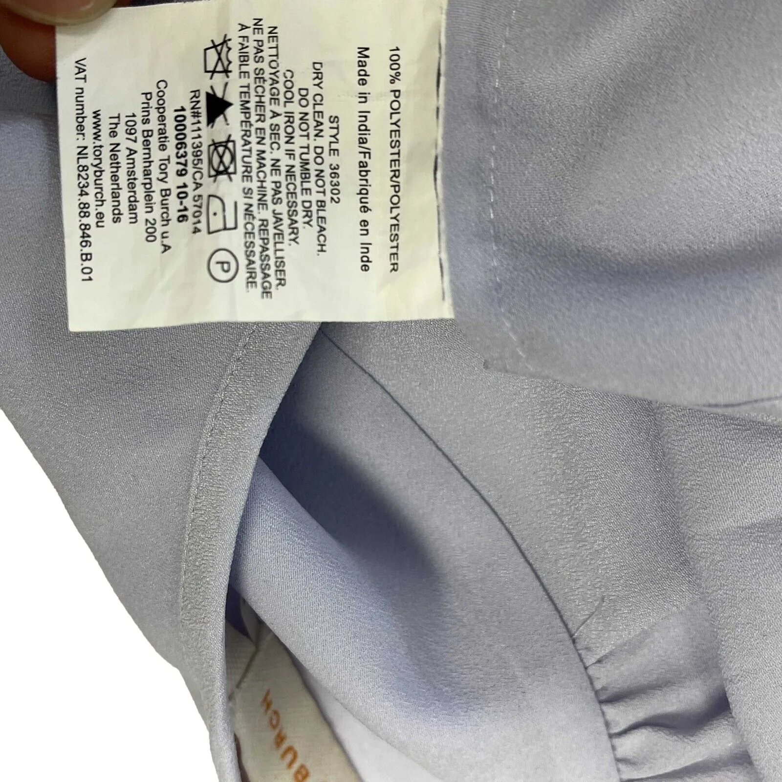 Tory Burch - Excellent - Button Down Top - Light Purple - SIze S