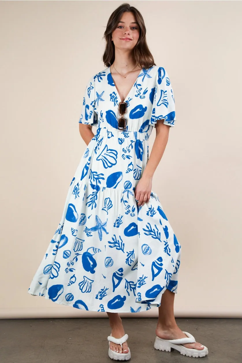 Tropical Oasis Midi Dress