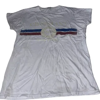 Vintage River Island white medium regular fit short sleeve tees