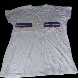 Vintage River Island white medium regular fit short sleeve tees