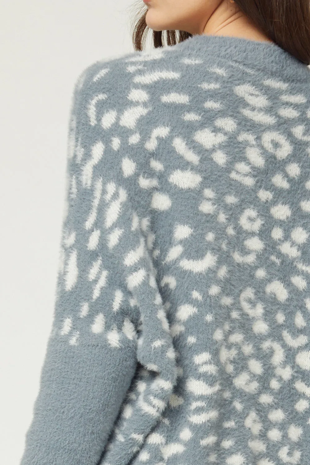 Wild About You Cardigan  - Slate Grey