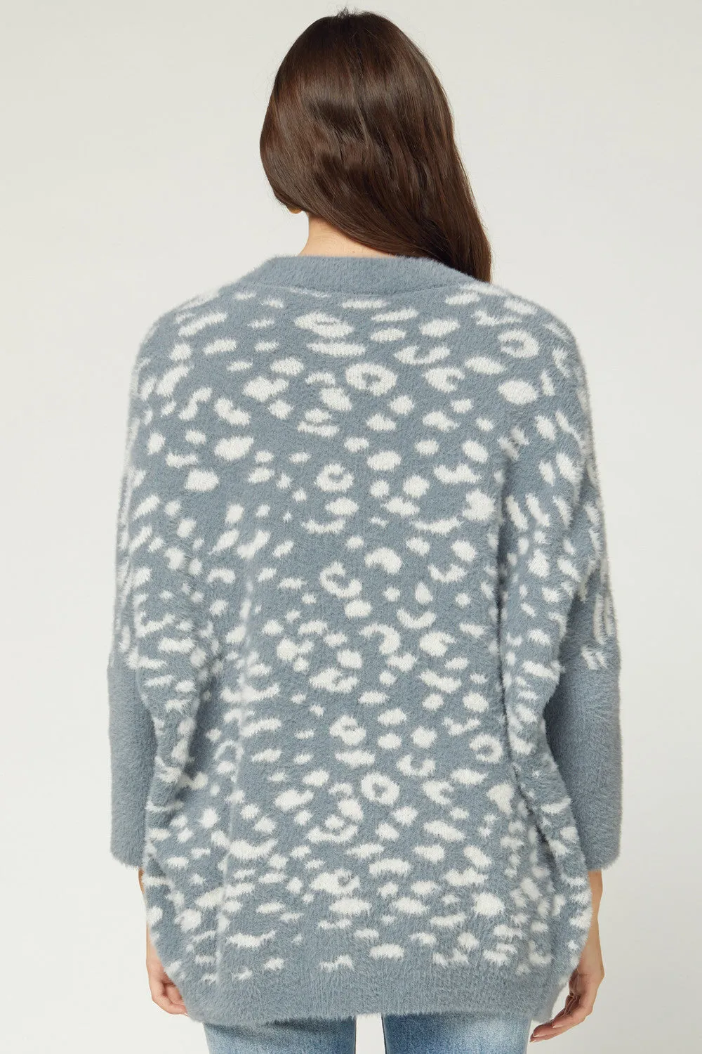 Wild About You Cardigan  - Slate Grey