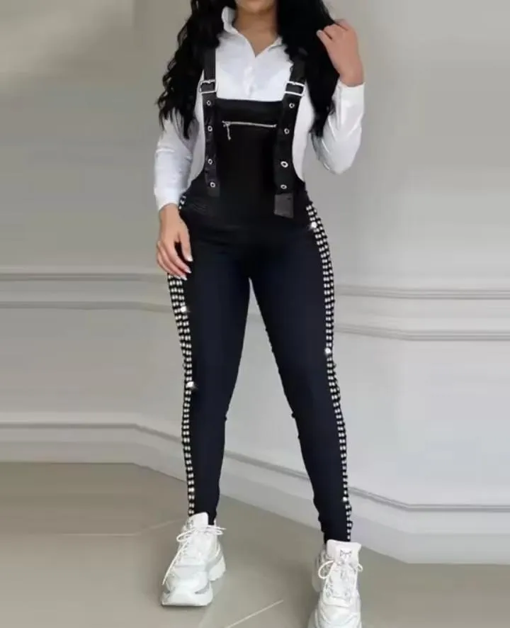 Women Long Jumpsuits Fashion Casual Daily Wear     S5052927