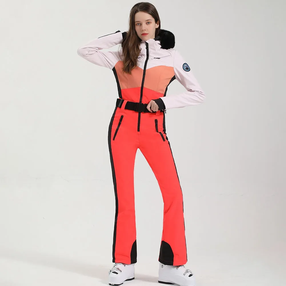 Women's One Piece Ski Jumpsuits