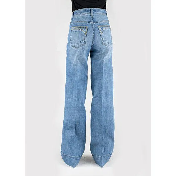 Women's Stetson 751 Wide Leg Western Jean 11-054-0751-0201